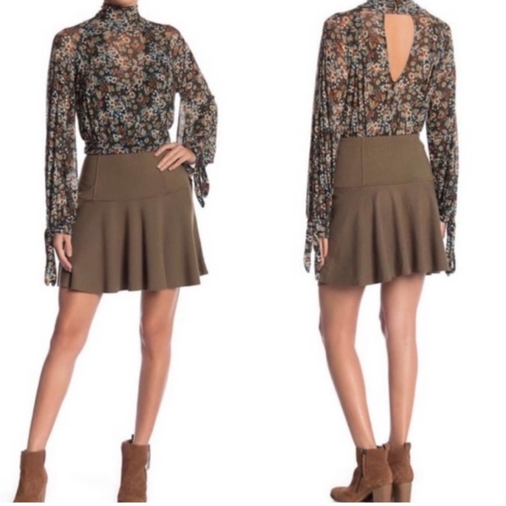 Free People Highlands Mini Skirt NWT [6001]